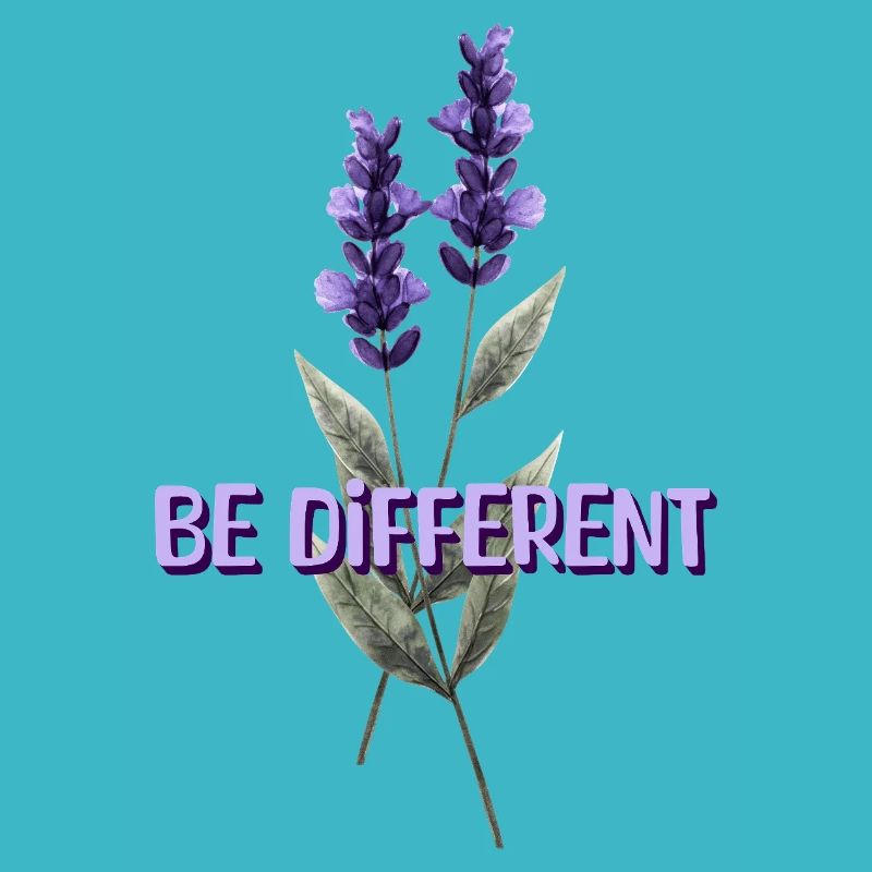 BE DIFFERENT – Lavendel Blumenliebe Affirmationen