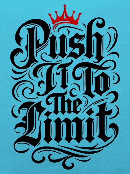 Repousser les limites Motivation Spruch