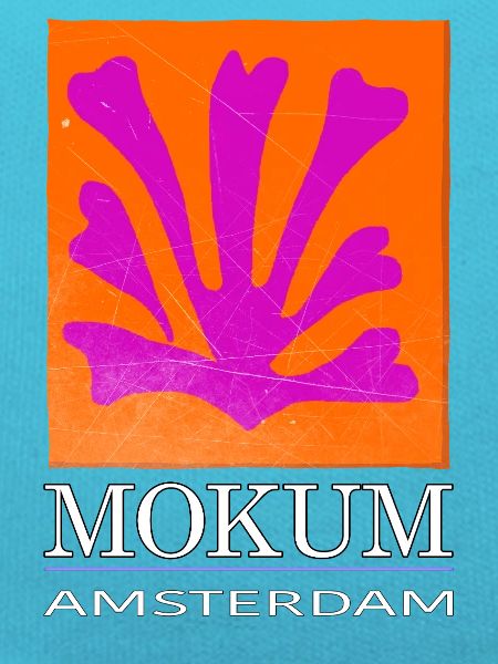 Mokum Amsterdam Emblem Neon Orange