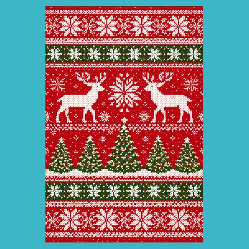 Winter Reindeer Knitting Pattern