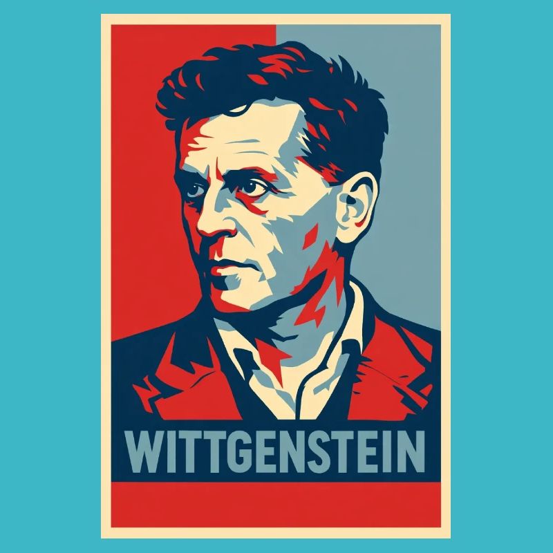 Wittgenstein Pop-Porträt