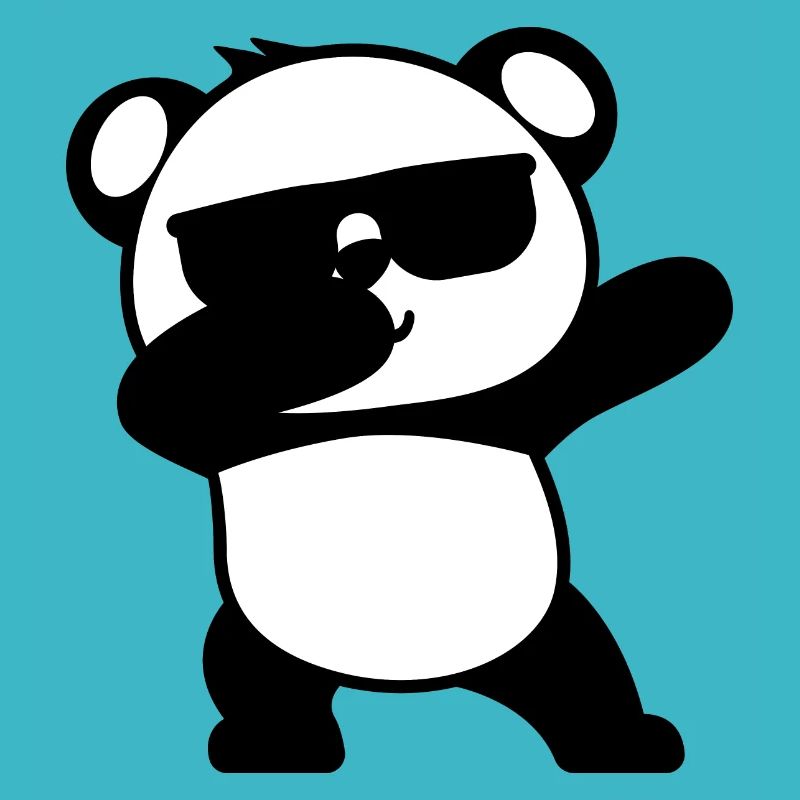 Panda Dabbing Sonnenbrille Kind Tier Süß Geschenk