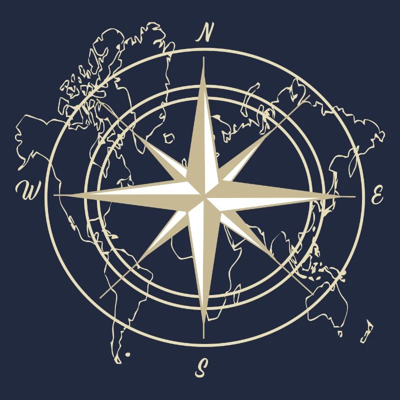 Compass World Travel Cardinal Points Gift