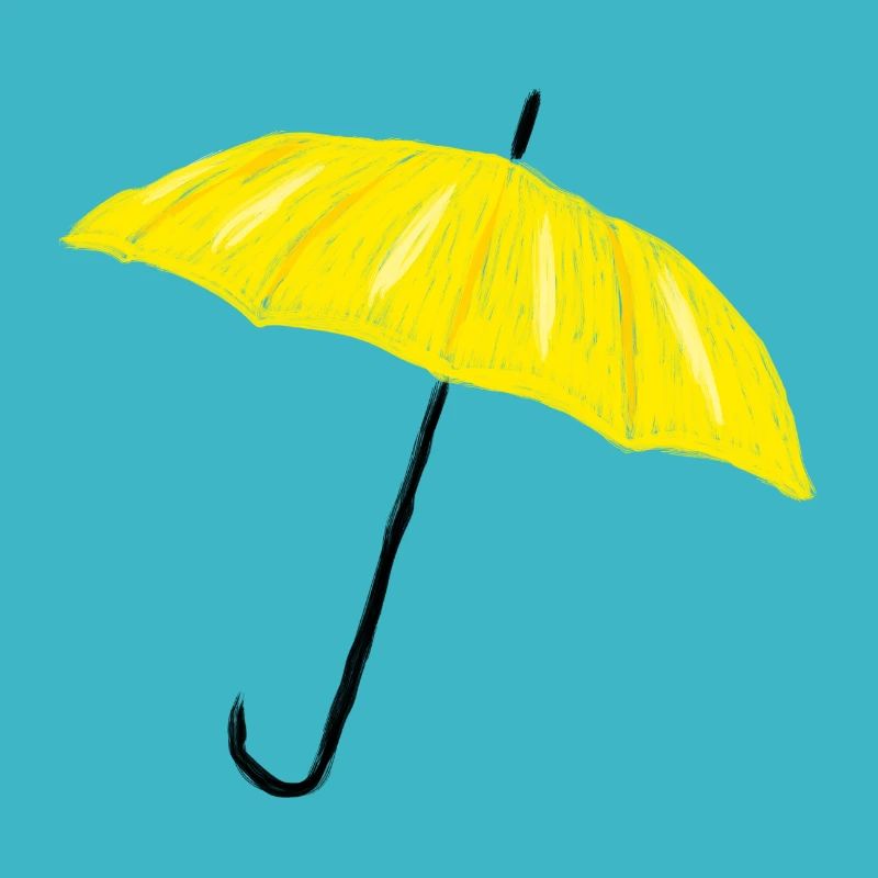 Parapluie jaune
