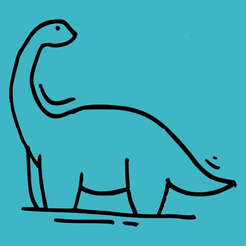 Dinosaurier Dino Langhals
