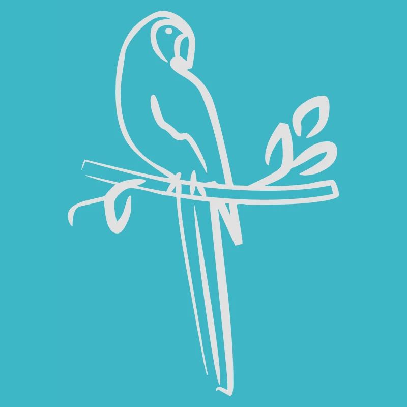 Parrot on a branch