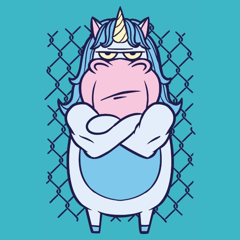 Wütendes Einhorn Geschenk