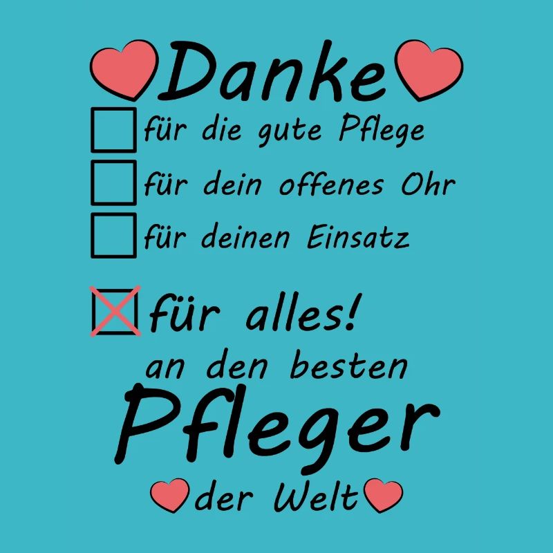 Danke sagen an bester Pfleger Abschiedsgeschenk