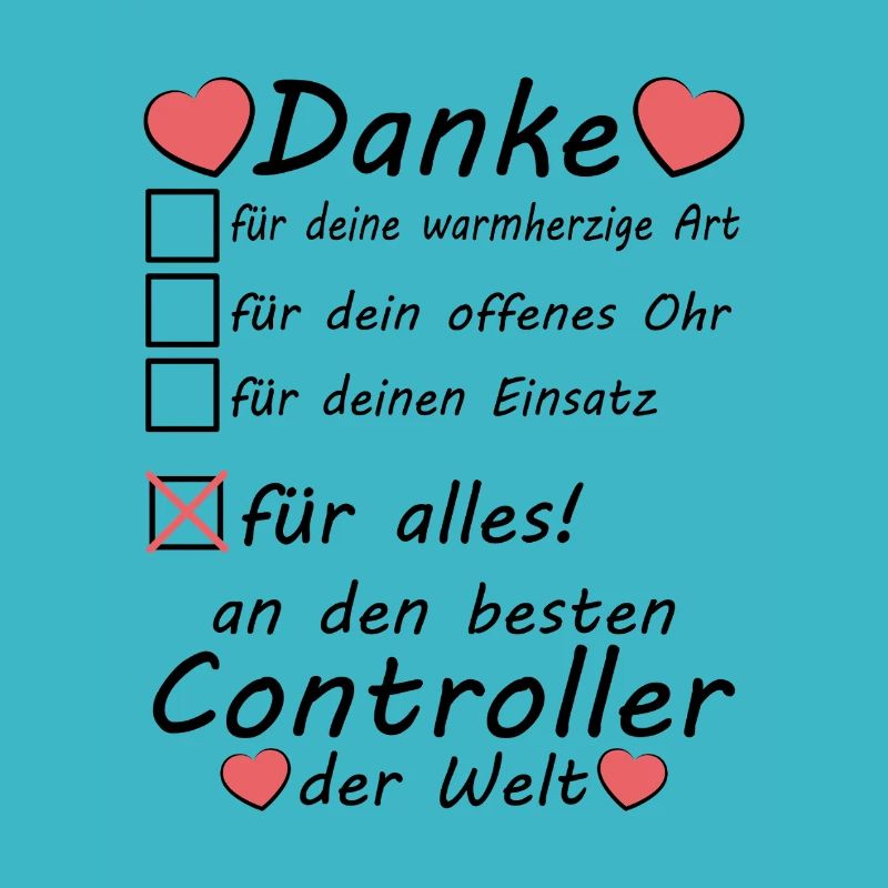 Controller Beruf Abschiedsgeschenk Danke sagen