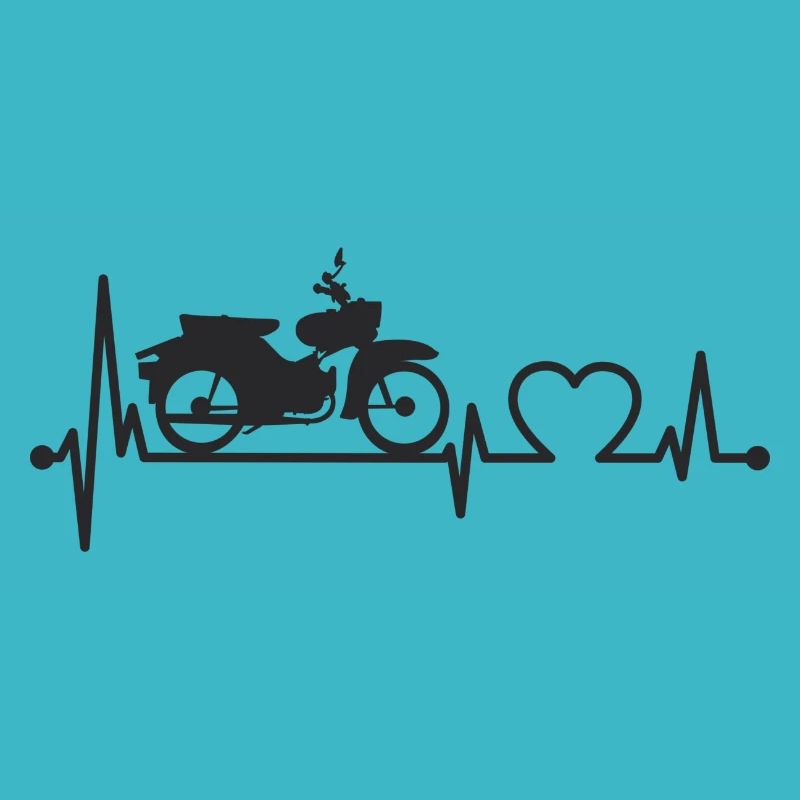 Simson Star Herzschlag schwarz