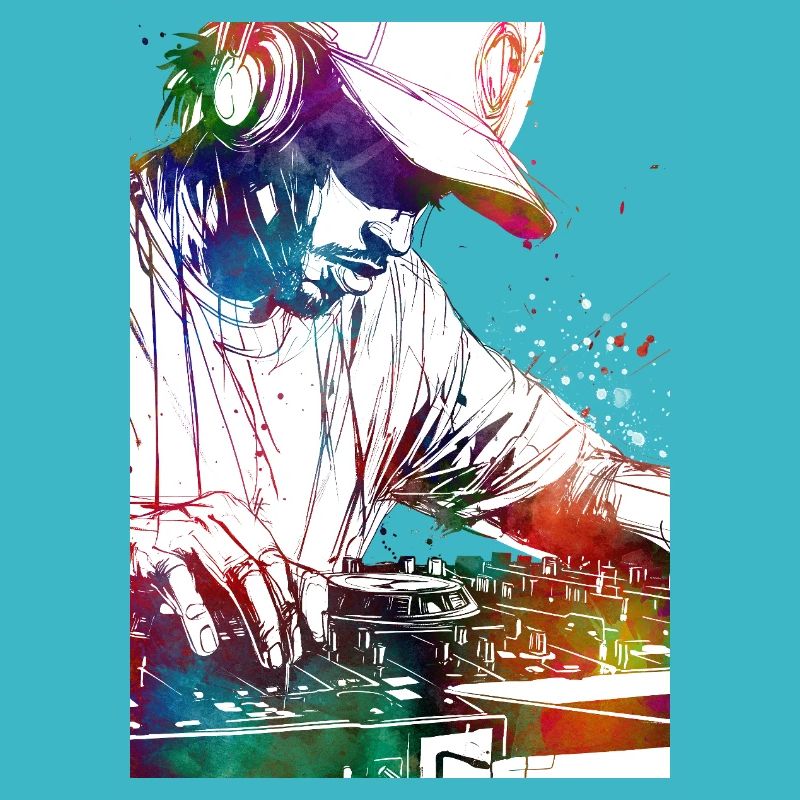 DJ music console