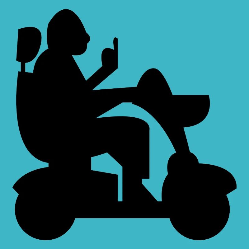 Elektrischer Rollstuhl Rollstuhlfahrer Behinderter