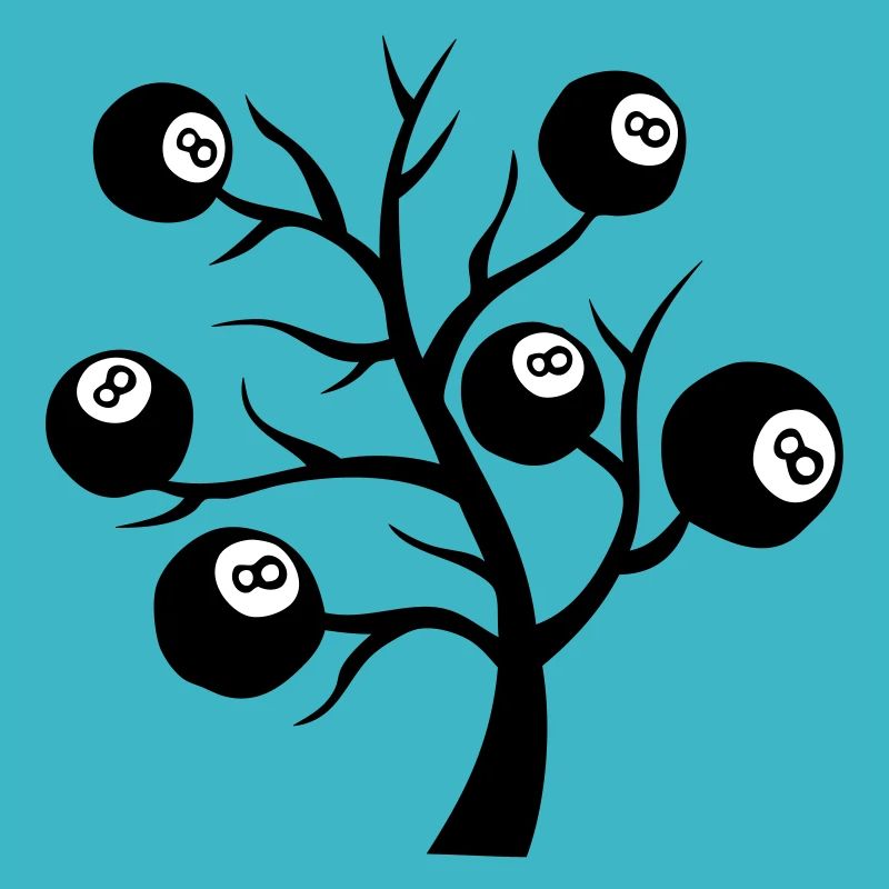 Billard Baum Stecker Kugel