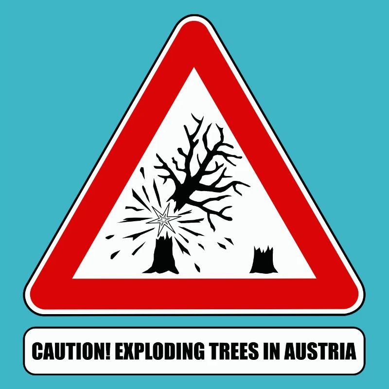 exploding trees,  exploding trees Austria