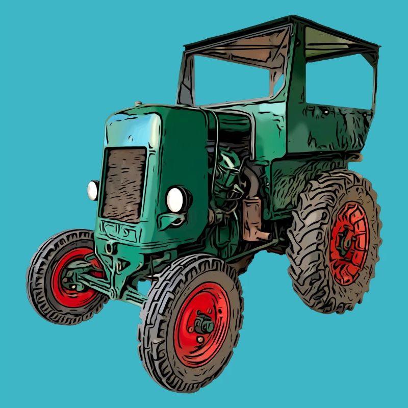 Tractor DDR activist RS03