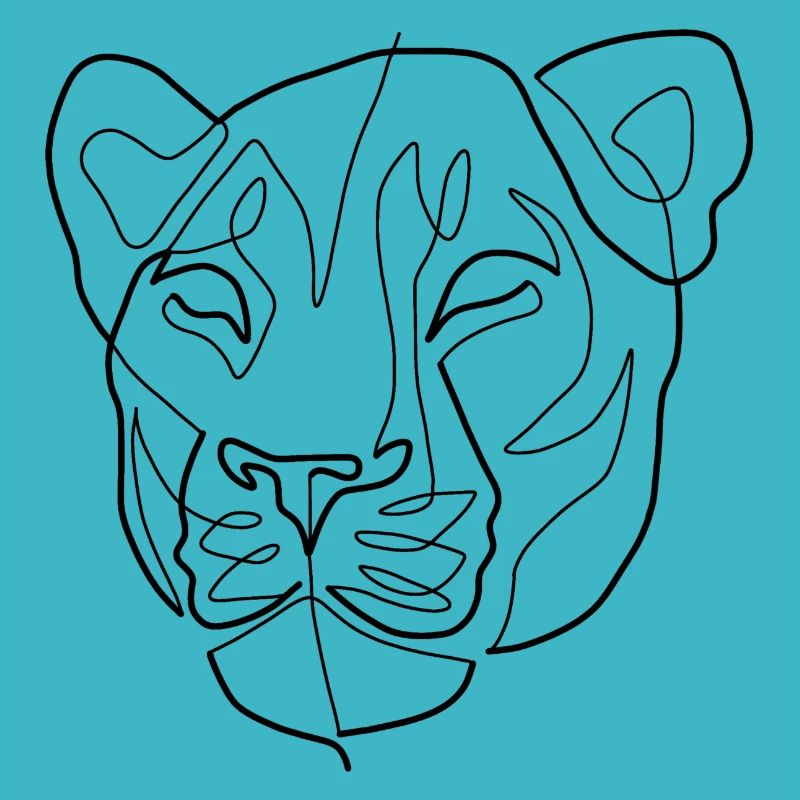 Lion head line