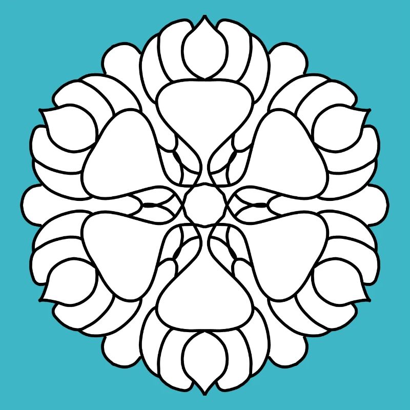 Extrait de | Mandala à peindre