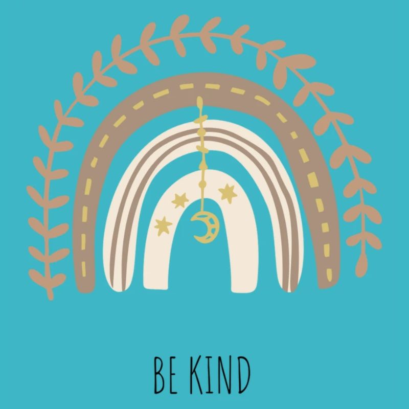 Regenbogen boho vintage