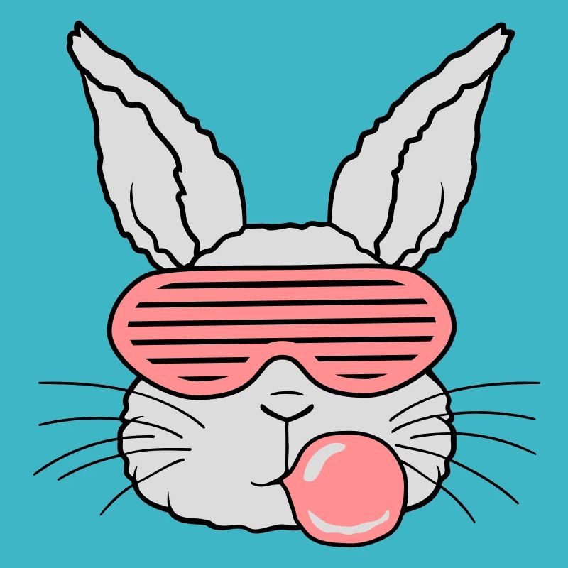 Chewing gum bubble cool