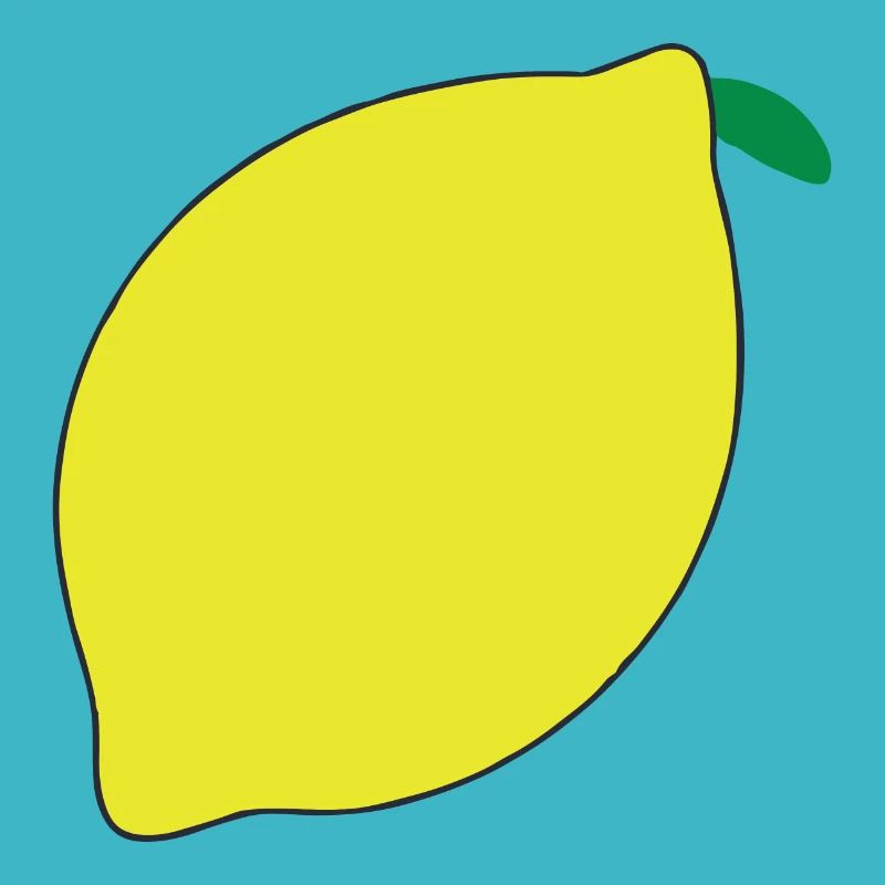 Zitrone Illustration Geschenkidee