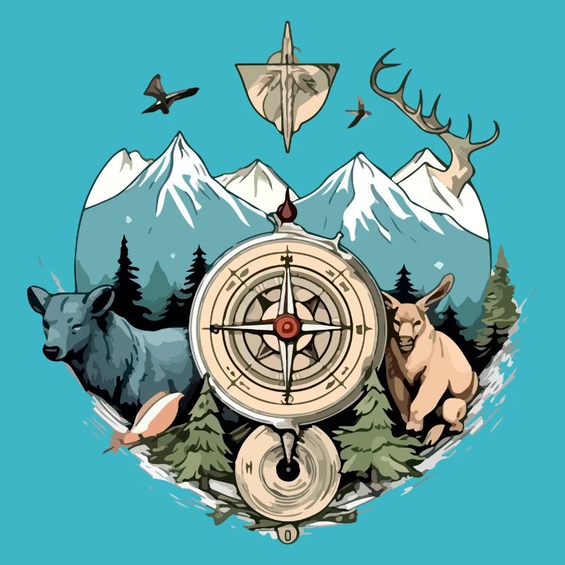 Nature and animal compass