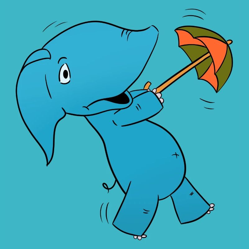 Elefant Regenschirm