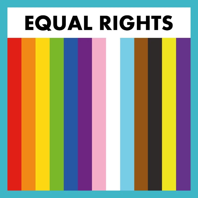 Equal rights inclusive pride flag