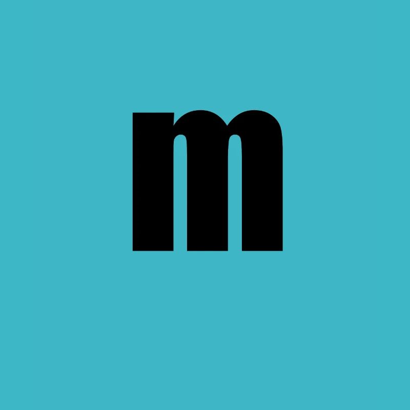 Der Buchstabe m M