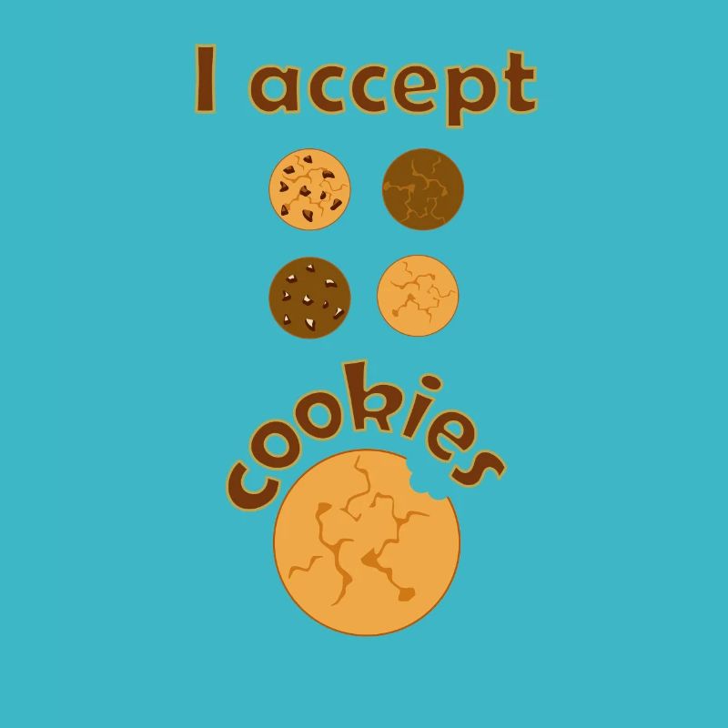 I accept Cookies Kekse Nerd Sweets Geschenk Spaß