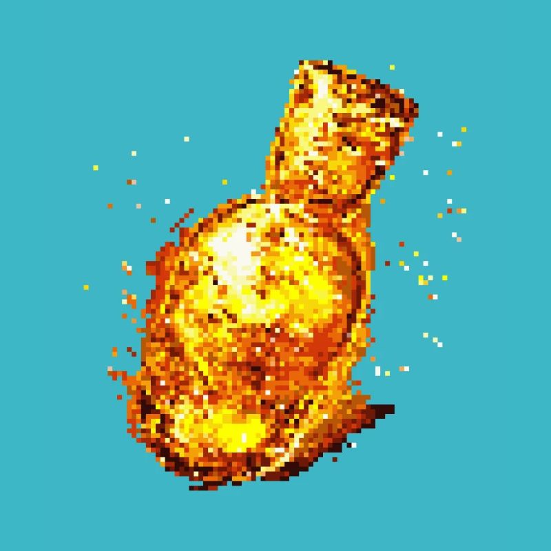 Estus Flask im Pixel look