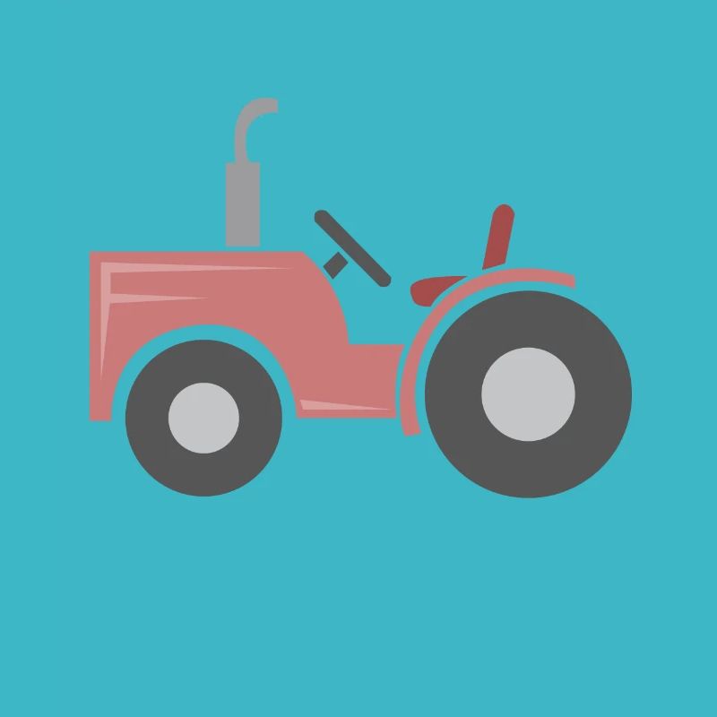 Roter Traktor