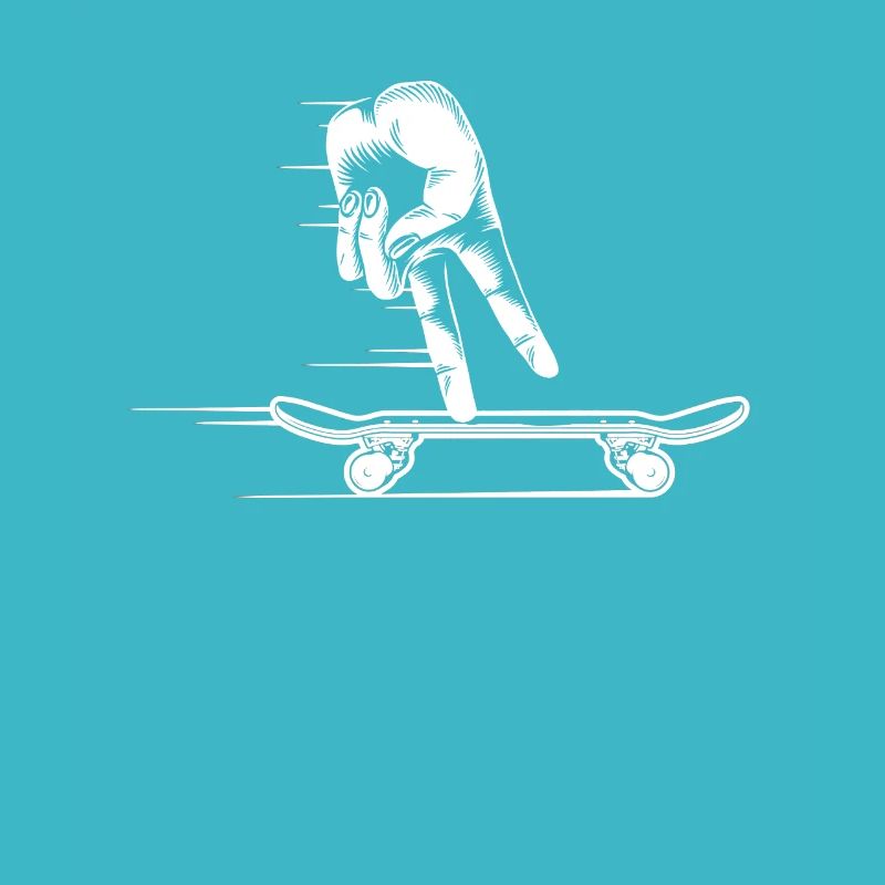 Finger Skateboard Fingerboard Skating TShirt