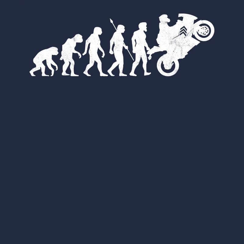 Biker Motorcyclist Motorcycle Evolution
