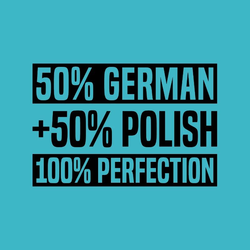 Halb Pole Deutscher Wurzeln Stolz Baby Geschenk