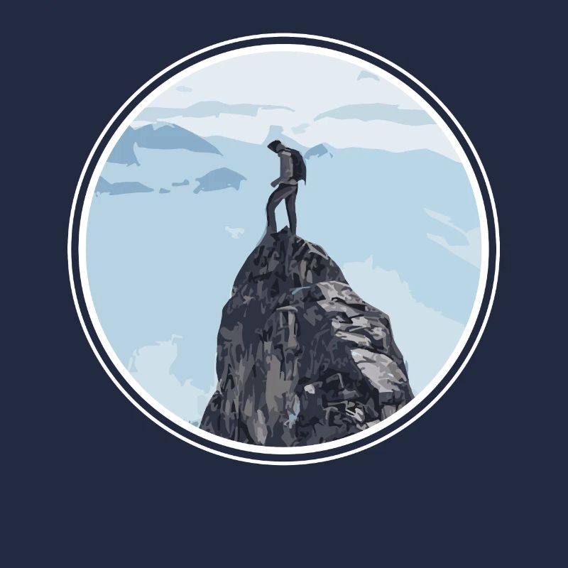 Bergsteigen Geschenk Bergsteiger Klettern Gipfel