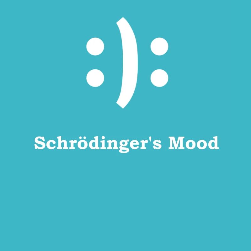 Schrödingers Gesicht Physik Nerd Lehrer Geschenk