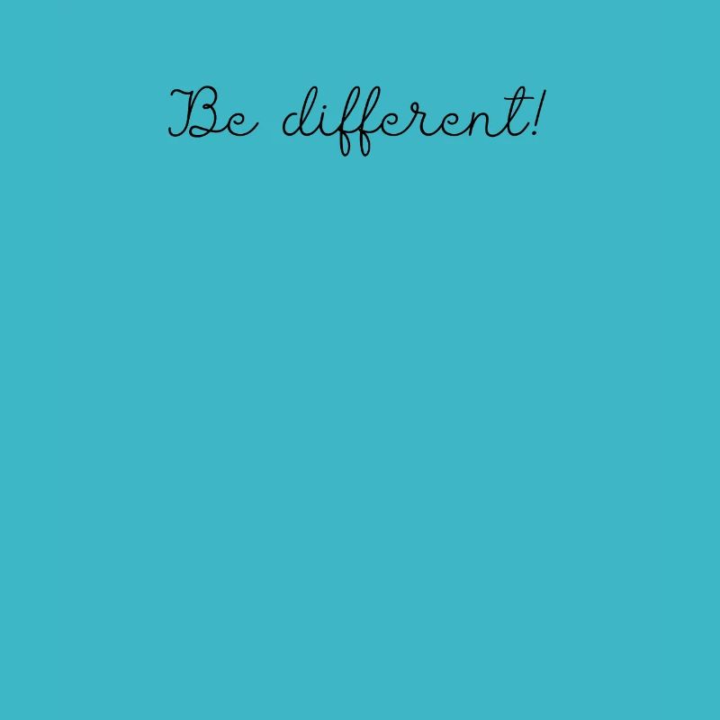 Be Different - special people deserve sweets