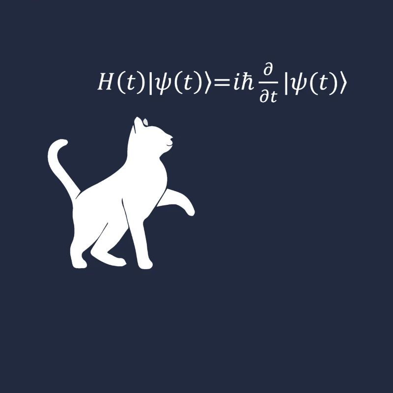 Schrödinger's Cat - Physicist Gift Physics Nerd
