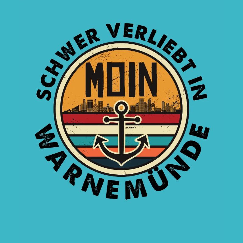 Schwer verliebt - Warnemünde Ostsee mit Leuchtturm