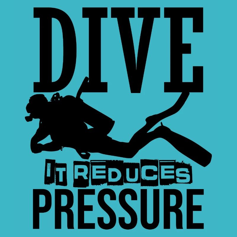 Dive, it reduces pressure