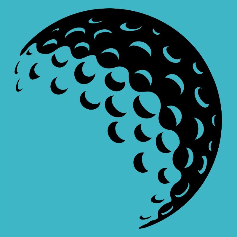 Golfball schwarz