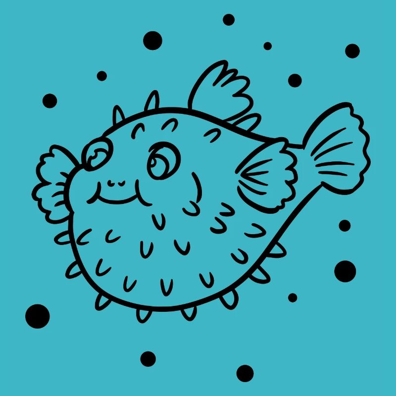 Thick puffer fish