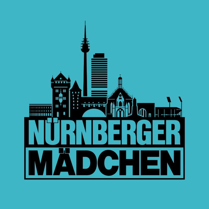Nürnberger Mädchen Schwarz Nürnberg Geschenk