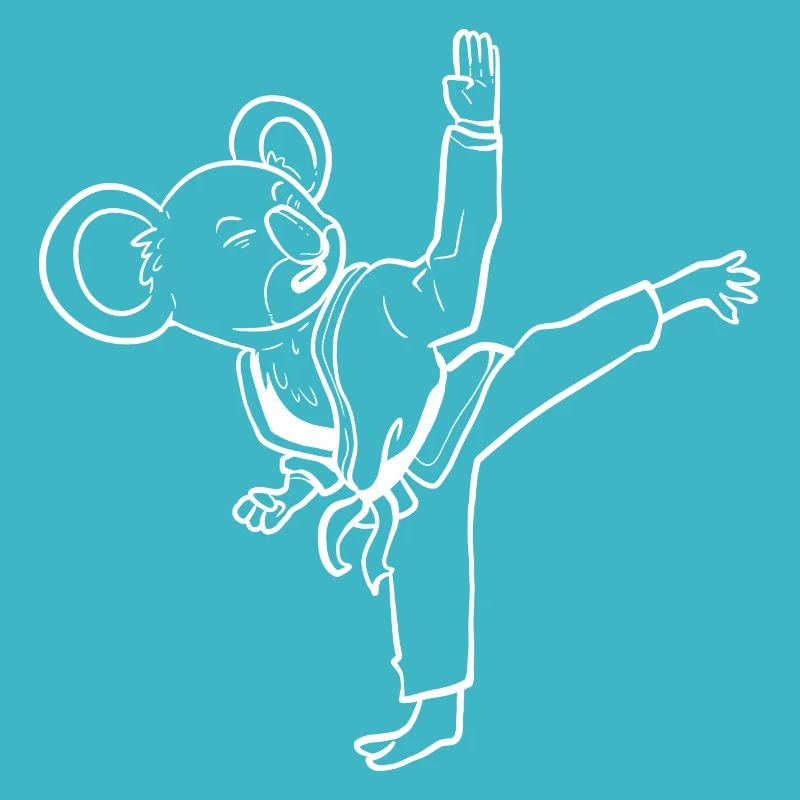 Koala Bear Karaté Karaté Instructeur Cadeau