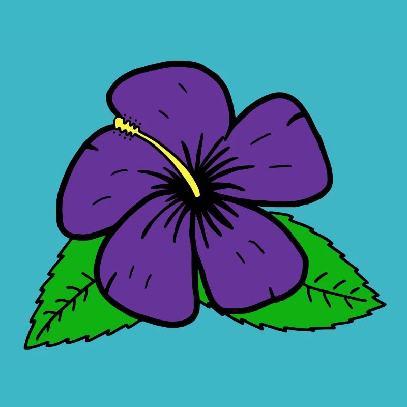 Fleur pourpre
