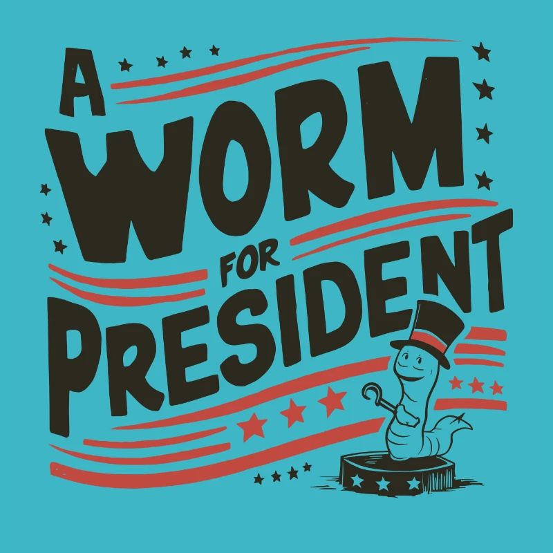 Isn't It A Worm For President, election, comedy