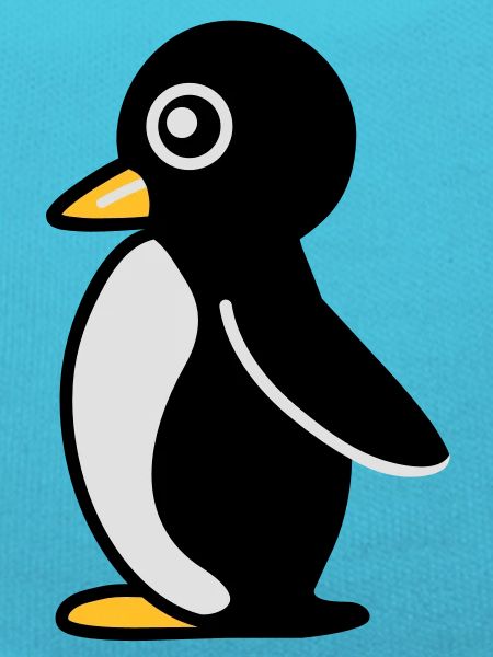 Minimalistischer Pinguin
