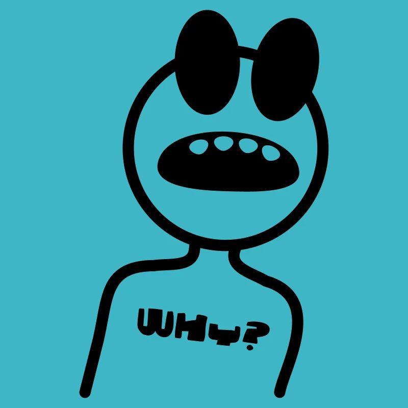 WHY - stick figure