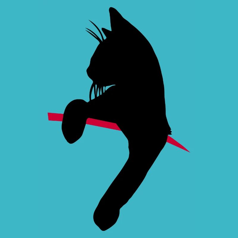Chat dans la poche - Illustrations drôles Graphique