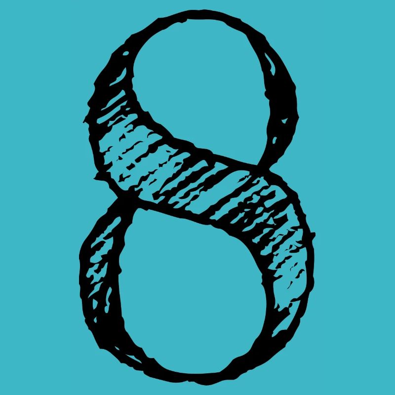 Number 8 eight - Number 8 (hand-drawn)